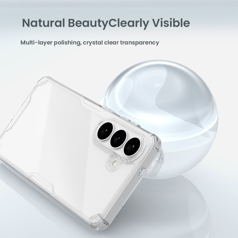 Nillkin Nature TPU PRO kryt pre Samsung Galaxy S26 Transparent