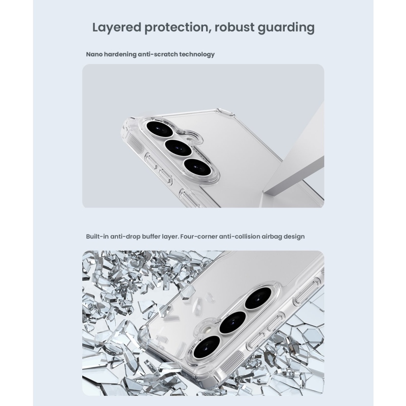 Nillkin Nature TPU PRO kryt pre Samsung Galaxy S26+ Transparent