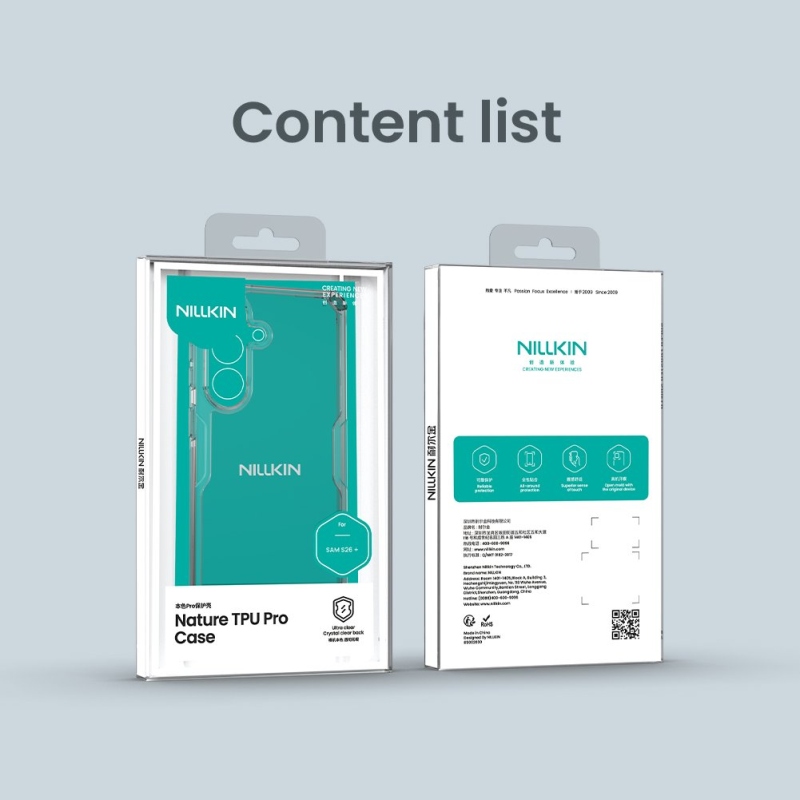 Nillkin Nature TPU PRO kryt pre Samsung Galaxy S26+ Transparent