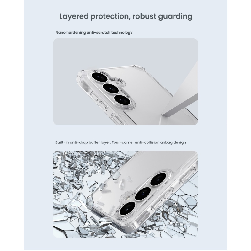 Nillkin Nature TPU PRO kryt pre Samsung Galaxy S26 Transparent