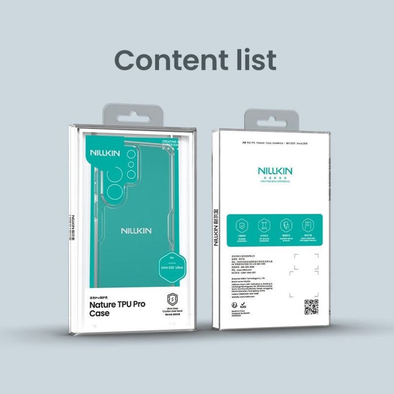 Nillkin Nature TPU PRO kryt pre Samsung Galaxy S26 Ultra Transparent
