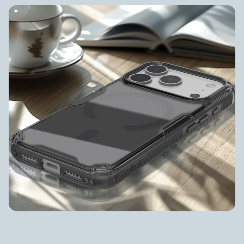 Nillkin Nature TPU PRO Magnetický kryt pre Apple iPhone 17 Pro Transparent Black
