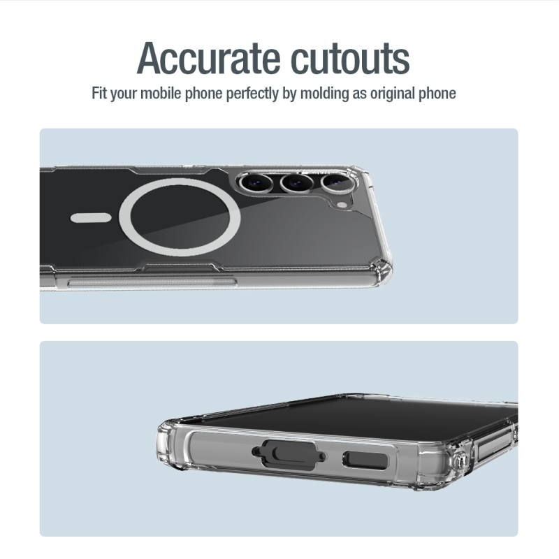 Nillkin Nature TPU PRE Magnetic Kryt pre Samsung Galaxy S23+ - priehľadný