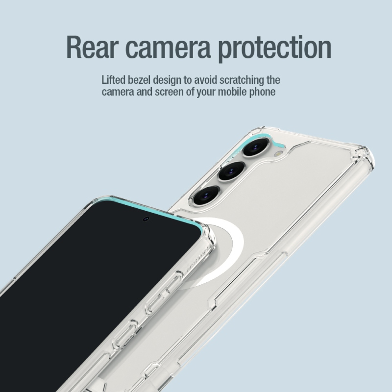 Nillkin Nature TPU PRE Magnetic Kryt pre Samsung Galaxy S23+ - priehľadný
