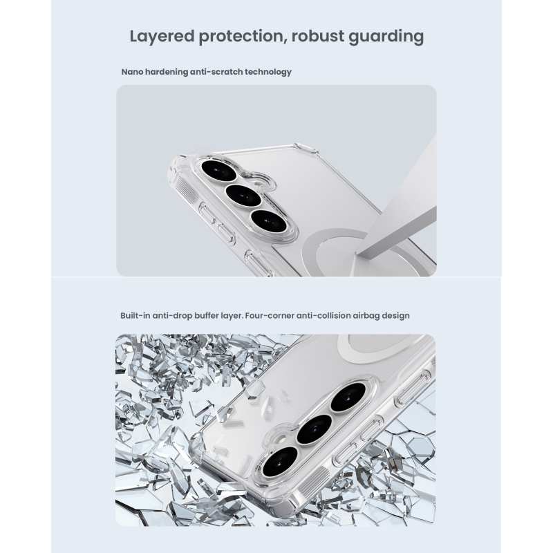 Nillkin Nature TPU PRO Magnetic Cover pre Samsung Galaxy S26+ Transparent