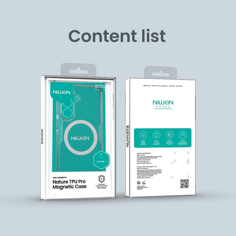 Nillkin Nature TPU PRO Magnetic Cover pre Samsung Galaxy S26+ Transparent