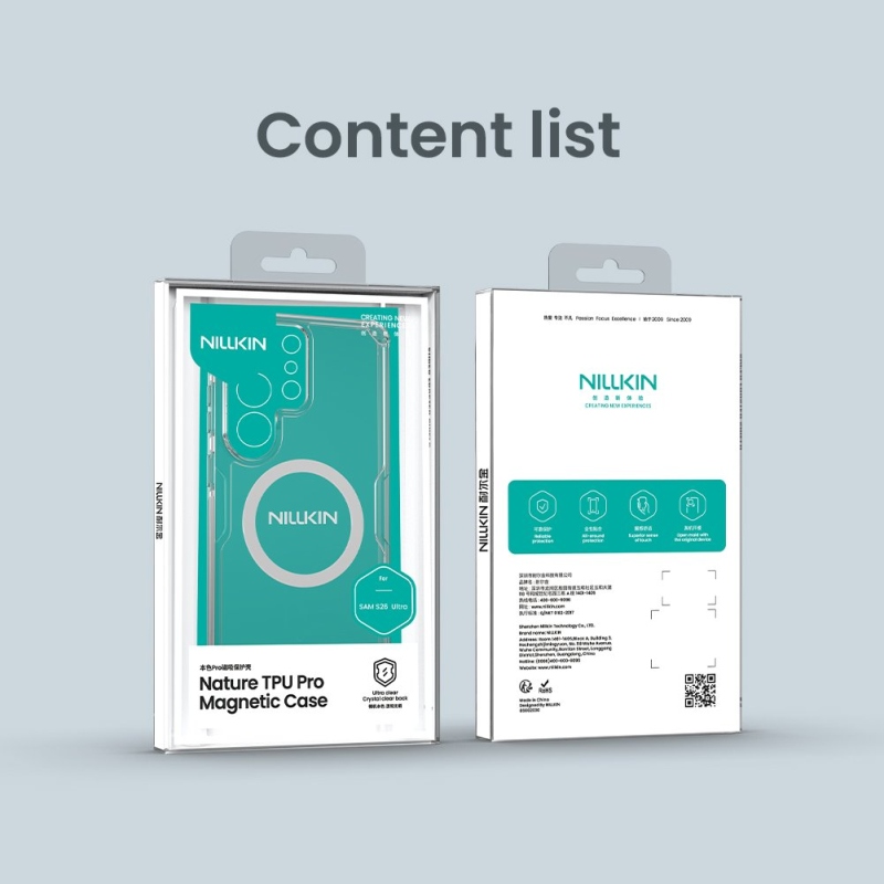 Nillkin Nature TPU PRO Magnetic Cover pre Samsung Galaxy S26 Ultra Transparent