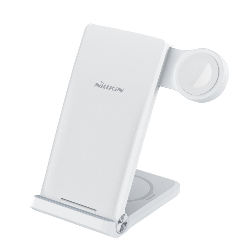 Nillkin PowerTrio 3v1 Bezdrôtová Nabíjačka pre Apple Watch White (MFI)