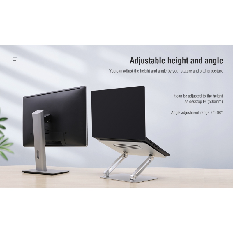 Nillkin ProDesk Adjustable Laptop Stand Grey