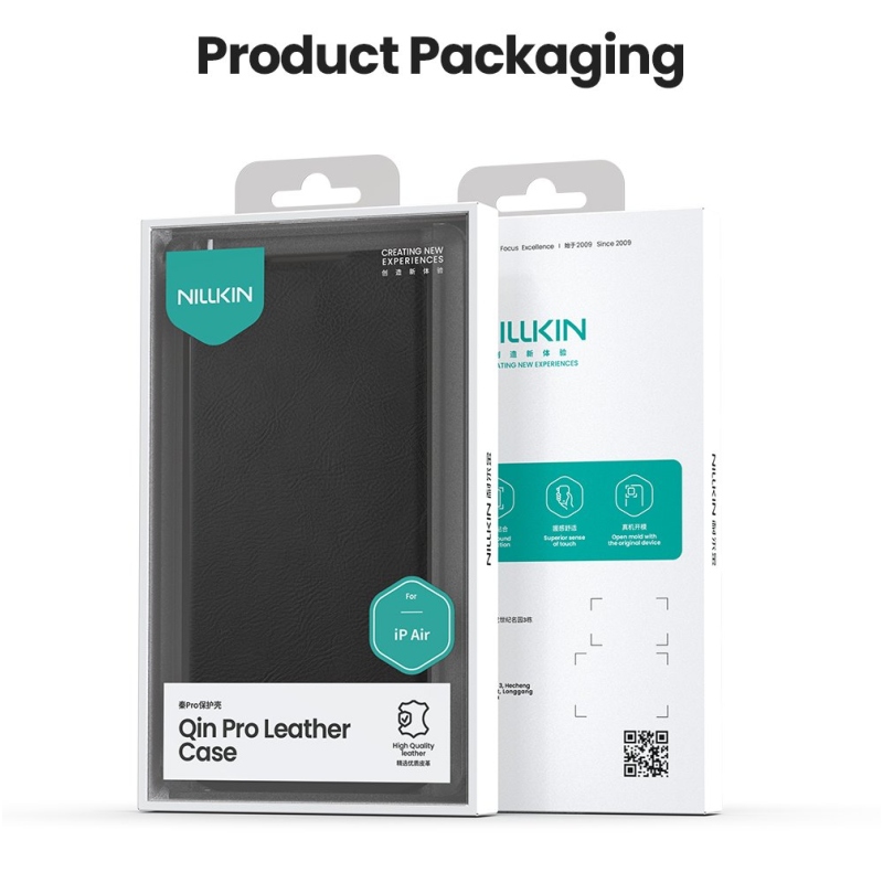 Nillkin Qin Book PRO puzdro pre Apple iPhone Air čierne