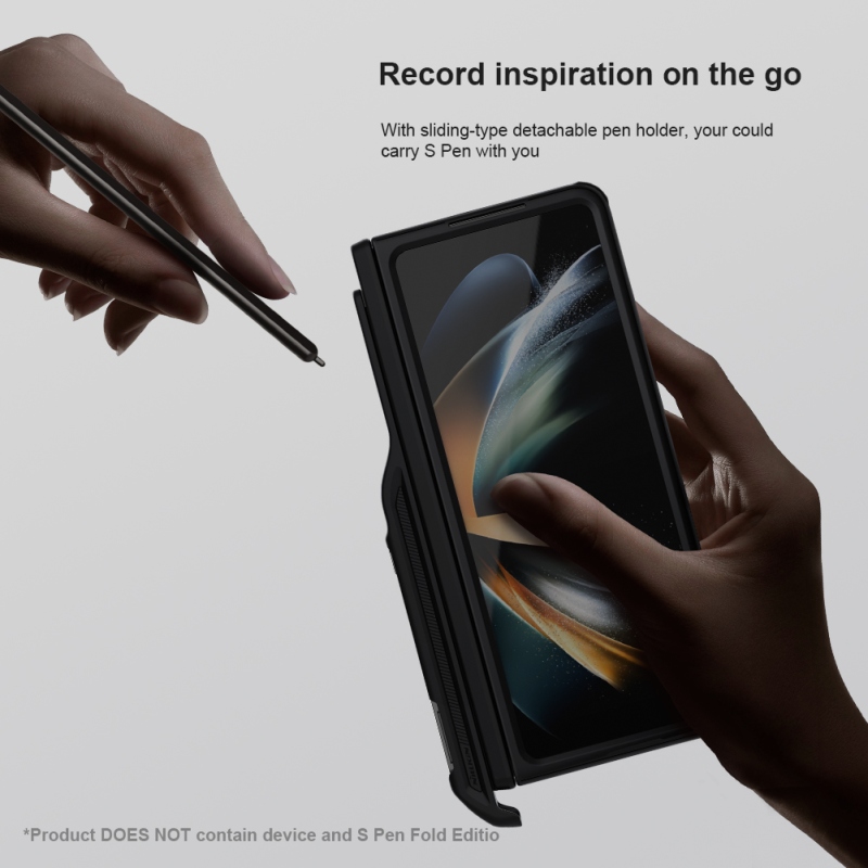 Nillkin Super Frosted FOLD Slot+Stand Zadný Kryt pre Samsung Galaxy Z Fold 5 Deep Green