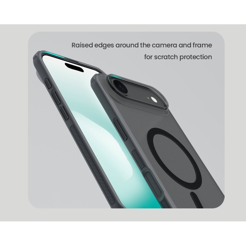 Nillkin Super Frosted PRO Magnetický zadný kryt pre Apple iPhone Air Transparent Black