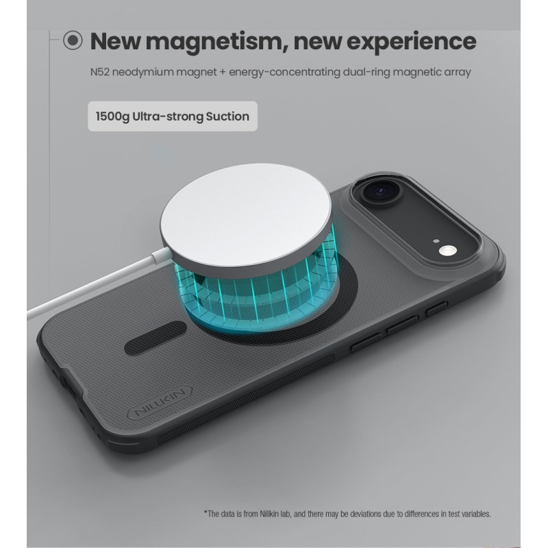 Nillkin Super Frosted PRO Magnetický zadný kryt pre Apple iPhone Air Transparent Black