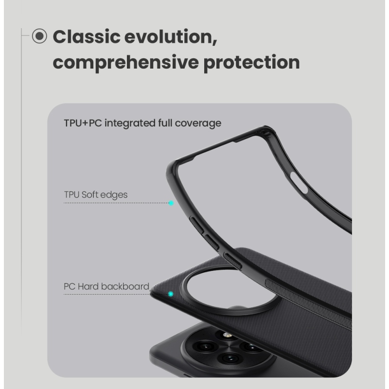 Nillkin Super Frosted PRO Magnetický zadný kryt pre OnePlus 13 Black