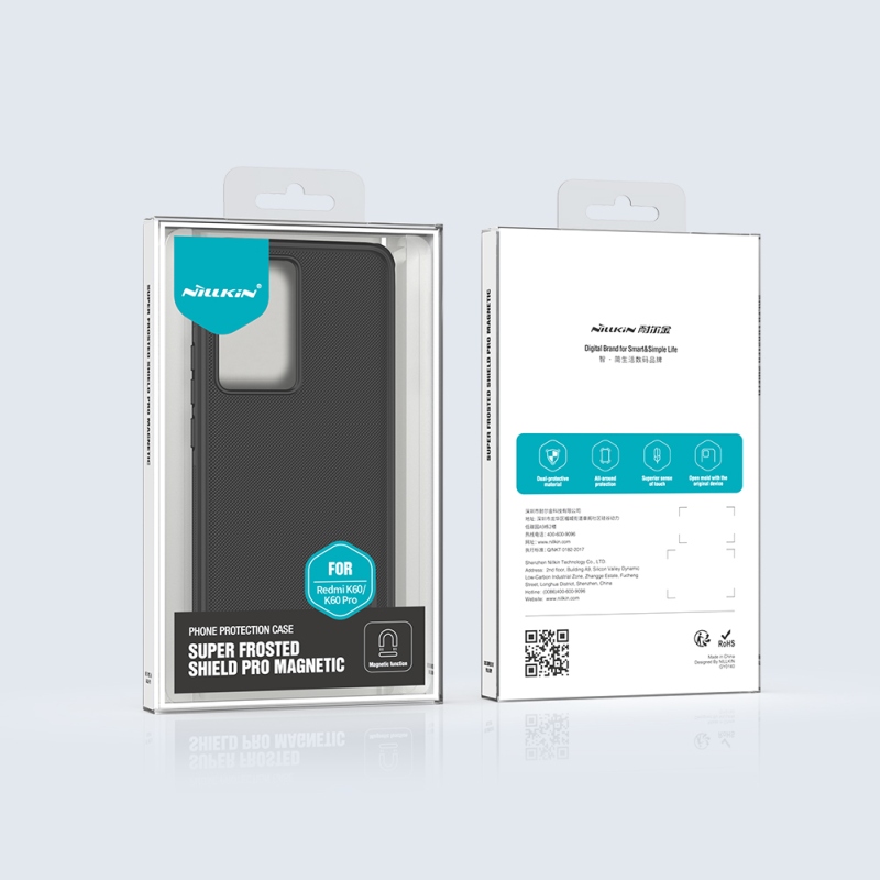 Nillkin Super Frosted PRO Magnetic Zadný Kryt pre Poco F5 Pro 5G Black