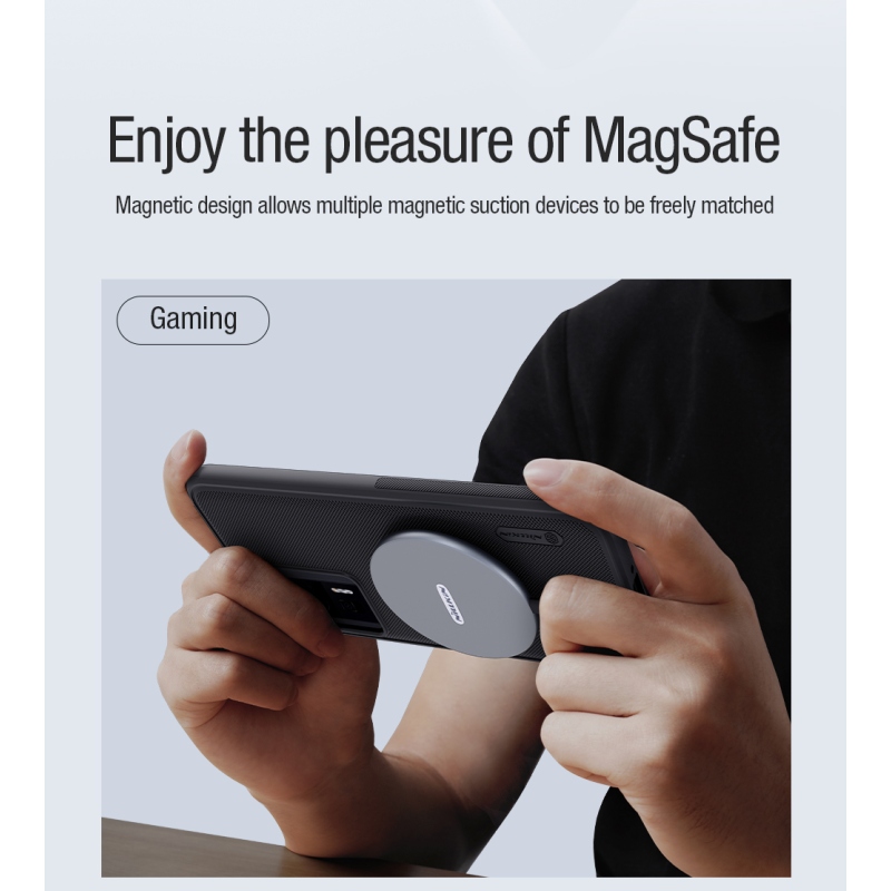 Nillkin Super Frosted PRO Magnetic Zadný Kryt pre Poco F5 Pro 5G Black