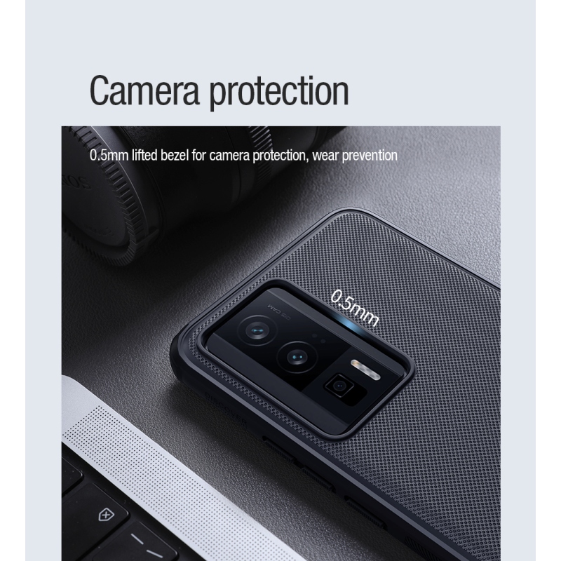 Nillkin Super Frosted PRO Magnetic Zadný Kryt pre Poco F5 Pro 5G Black