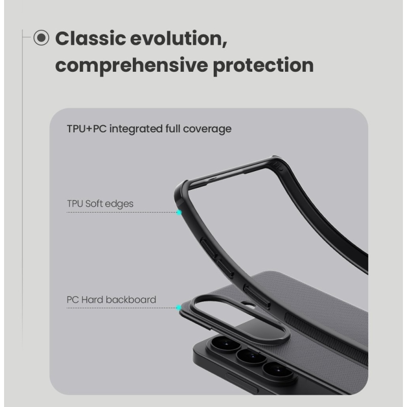 Nillkin Super Frosted PRO Magnetický zadný kryt pre Samsung Galaxy S26 Black