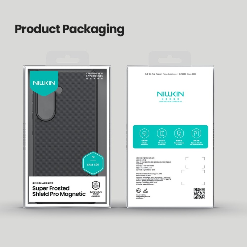 Nillkin Super Frosted PRO Magnetický zadný kryt pre Samsung Galaxy S26 Black