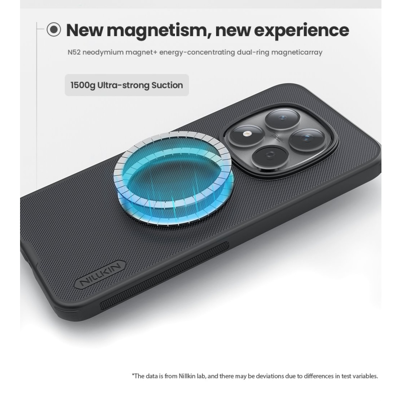 Nillkin Super Frosted PRO Magnetický zadný kryt pre Xiaomi Redmi Note 15 Pro 5G Black