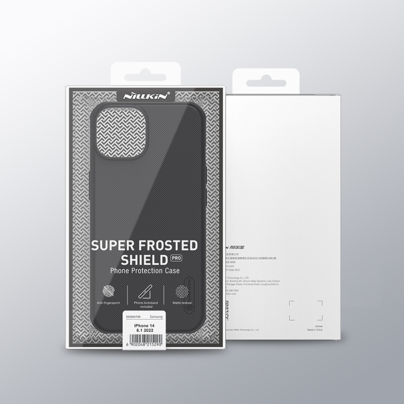 Nillkin Super Frosted PRO Zadný Kryt pre Apple iPhone 13/14 Black (Without Logo Cutout)