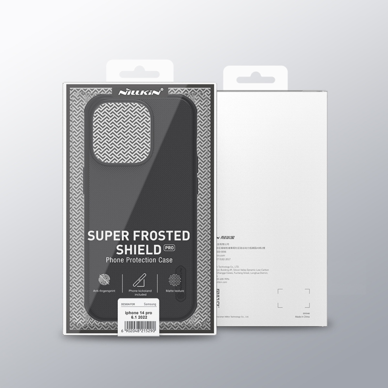 Nillkin Super Frosted PRO Zadný Kryt pre Apple iPhone 14 PRO Black (Without Logo Cutout)