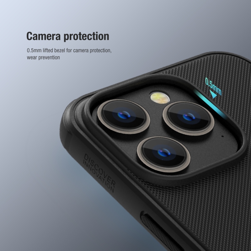 Nillkin Super Frosted PRO Zadný Kryt pre Apple iPhone 14 PRO Black (Without Logo Cutout)