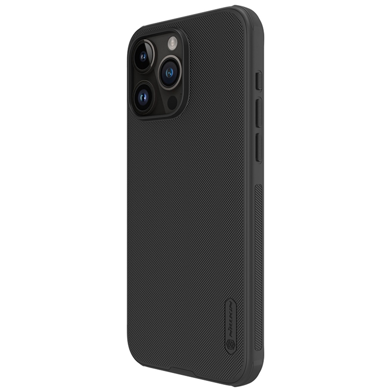 Nillkin Super Frosted PRO Zadný Kryt pre Apple iPhone 15 Pro Max Black (Without Logo Cutout)