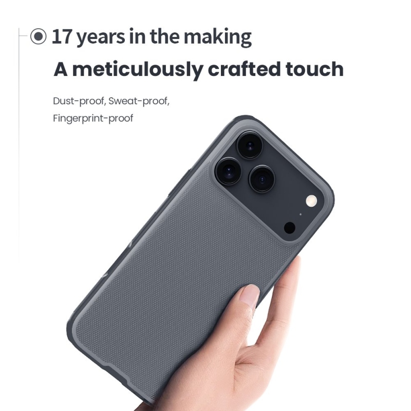 Nillkin Super Frosted PRO Zadný kryt pre Apple iPhone 17 Pro Max Transparent Black