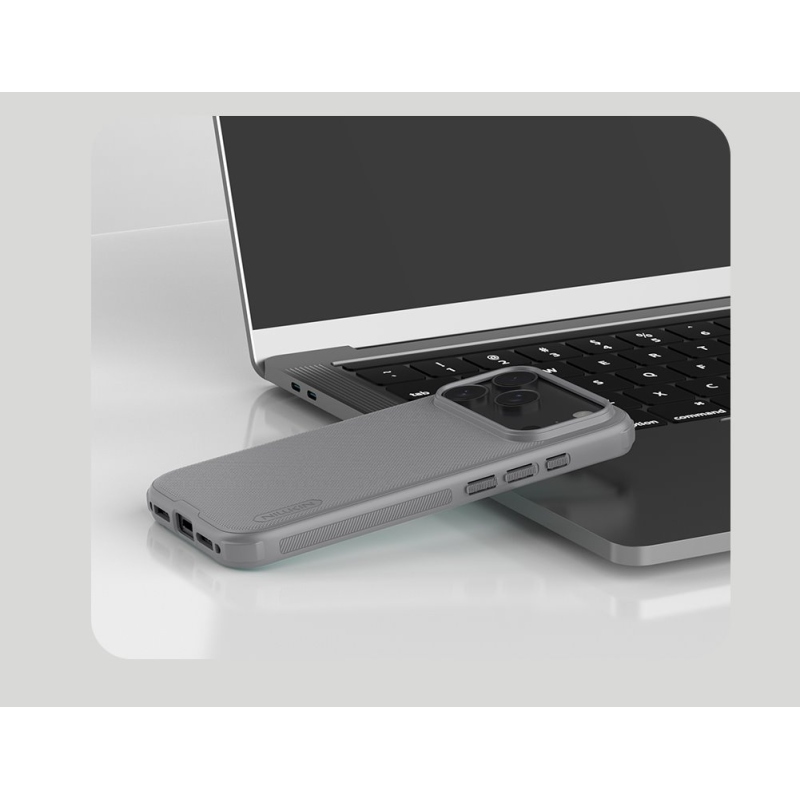 Nillkin Super matný zadný kryt PRO pre Apple iPhone 17 Pro Titanium Gray