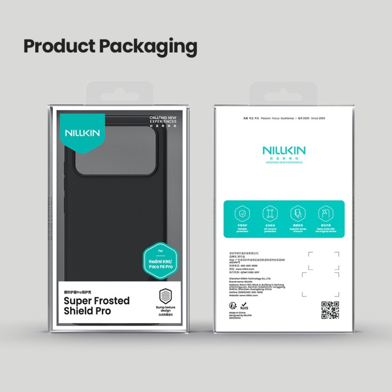 Nillkin Super Frosted PRO Zadný Kryt pre Poco F8 Pro Black