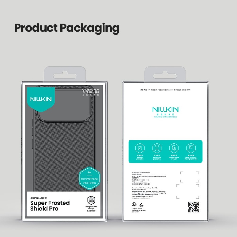 Nillkin Super Frosted PRE Zadný Kryt pre Poco F8 Ultra Black