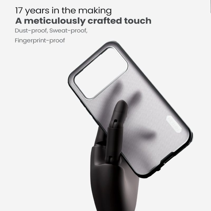 Nillkin Super Frosted PRE Zadný Kryt pre Poco F8 Ultra Transparent Black