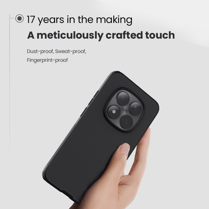 Nillkin Super Frosted PRO Zadný kryt pre Xiaomi Redmi Note 15 Pro 5G Black