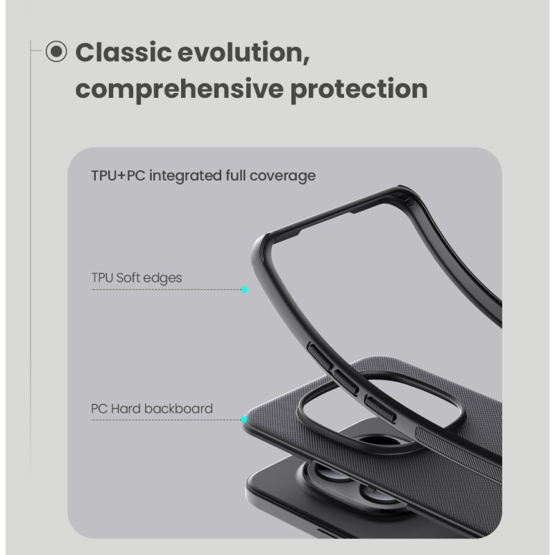 Nillkin Super Frosted PRO Zadný kryt pre Xiaomi Redmi Note 15 Pro+ 5G Black