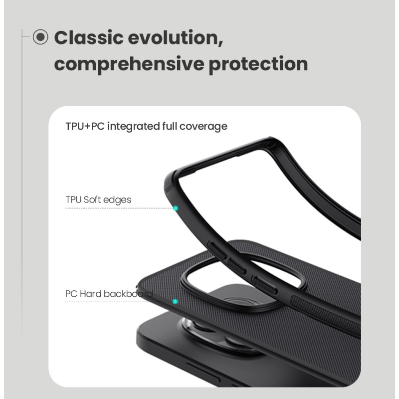 Nillkin Super Frosted PRO Zadný kryt pre Xiaomi Redmi Note 15 Pro 5G Black