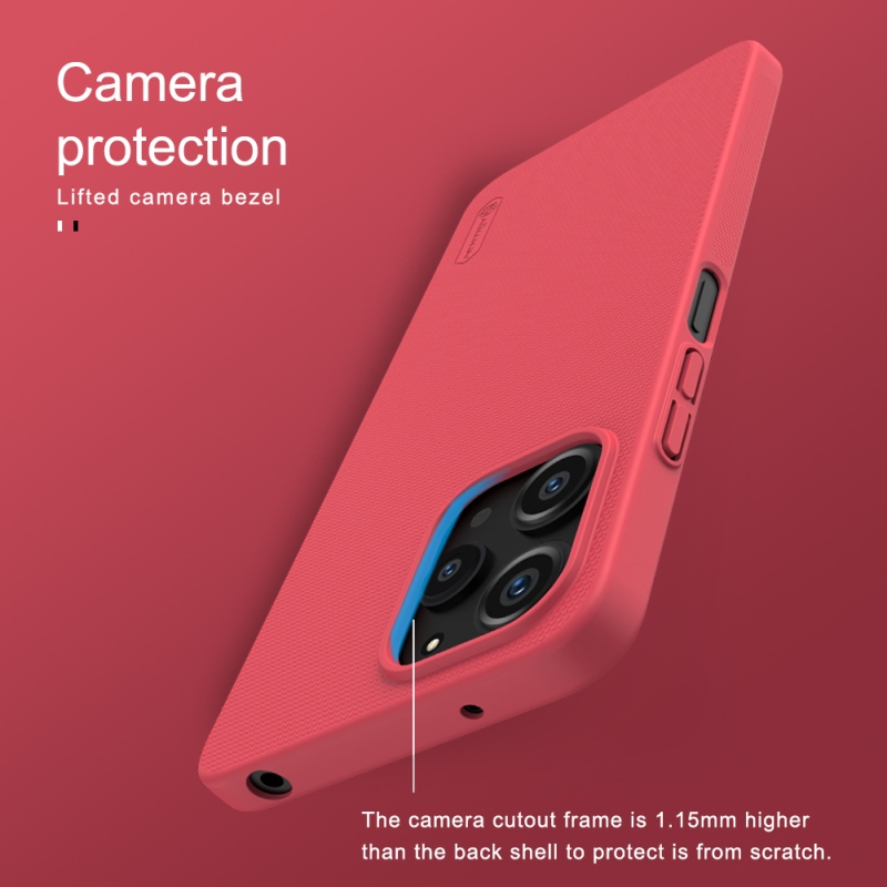 Nillkin Super Frosted Zadný Kryt pre Xiaomi Redmi 12 4G/5G Bright Red