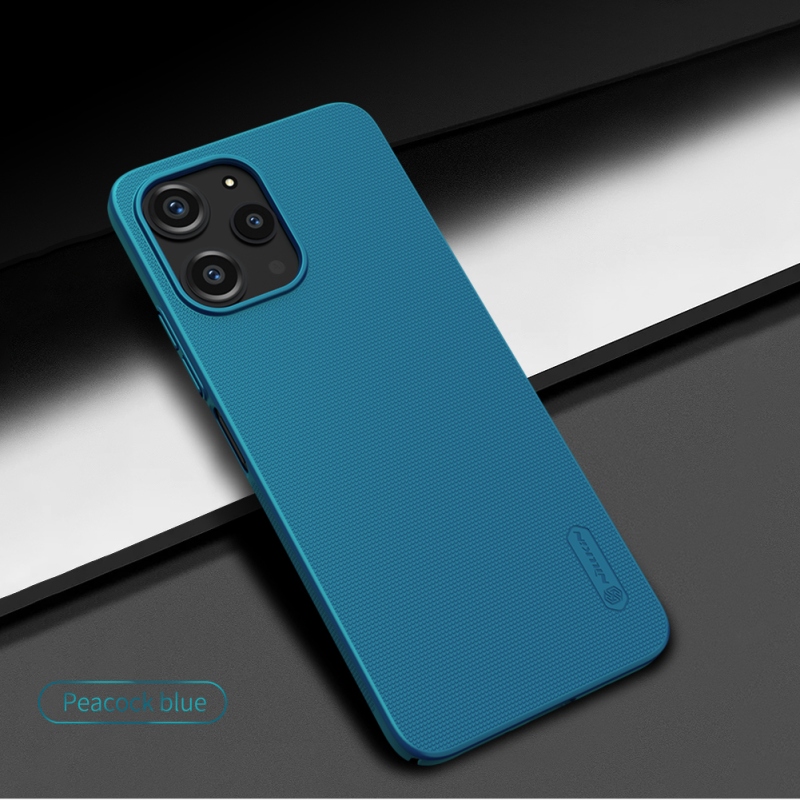 Nillkin Super Frosted Zadný Kryt pre Xiaomi Redmi 12 4G/5G Peacock Blue