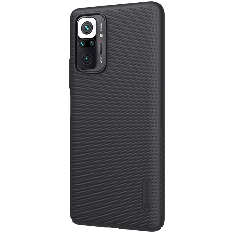 Nillkin Super Frosted Zadný Kryt pre Xiaomi Redmi Note 10 Pro/10 Pro Max Black