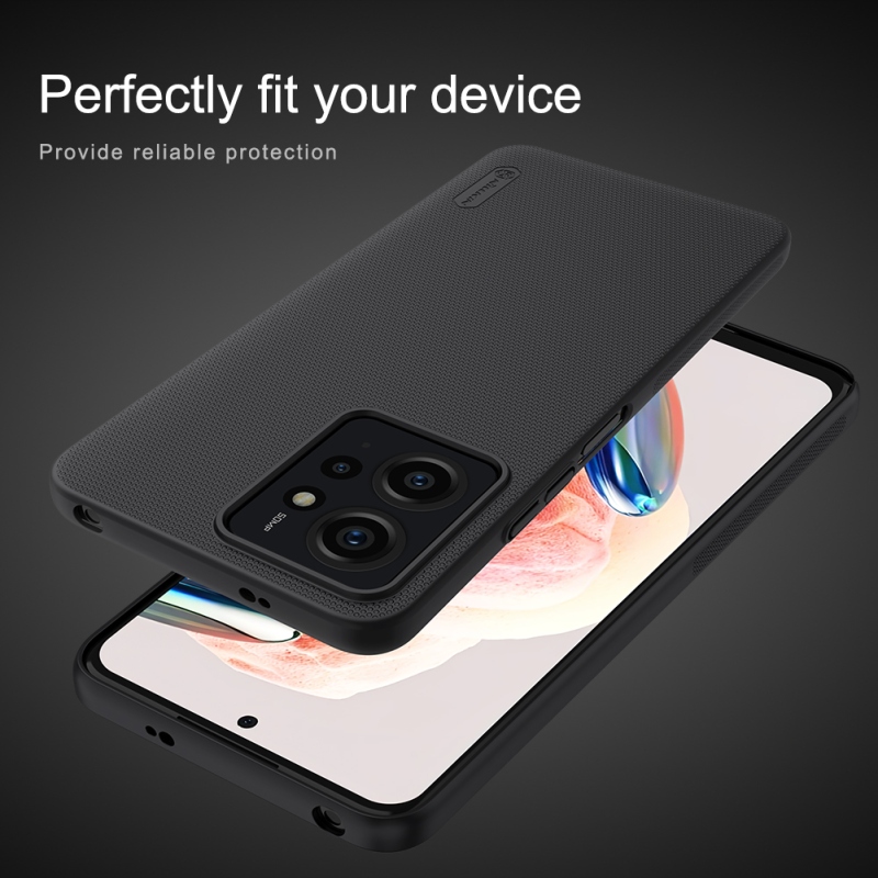 Nillkin Super Frosted Zadný Kryt pre Xiaomi Redmi Note 12 4G Black