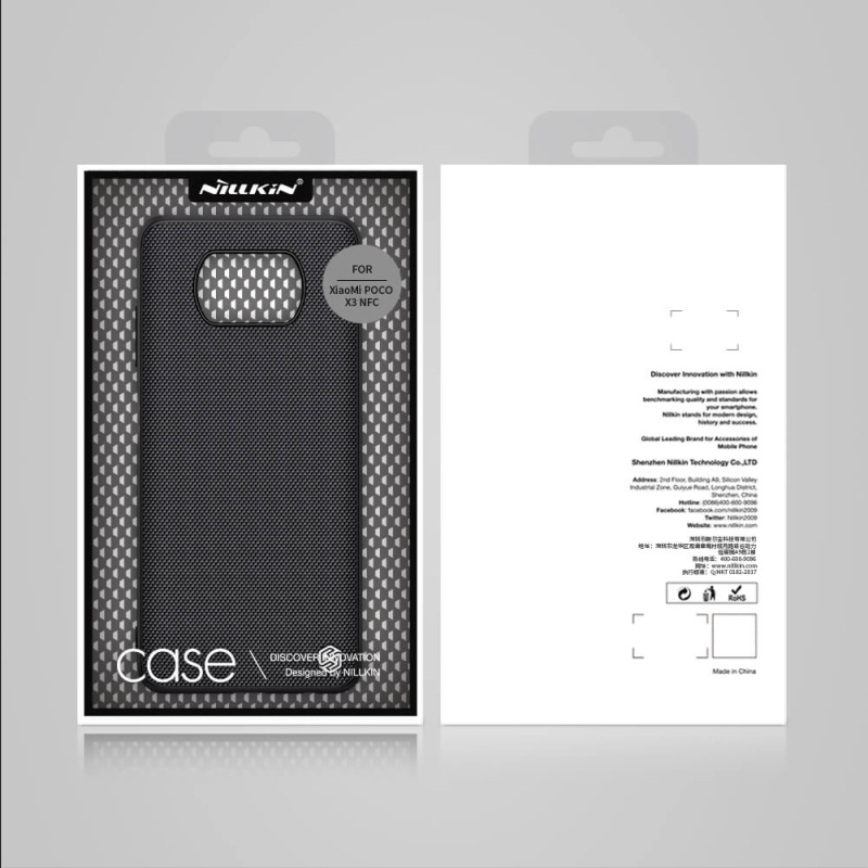 Nillkin Textured Hard Case pre Poco X3 NFC/X3 Pro Black