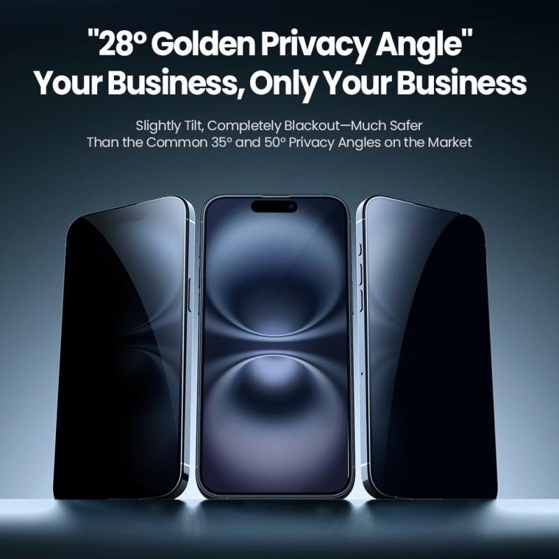 Nillkin Tvrdené sklo 0,25 mm Guardian 2,5D pre Apple iPhone 16 Black (s aplikátorom)