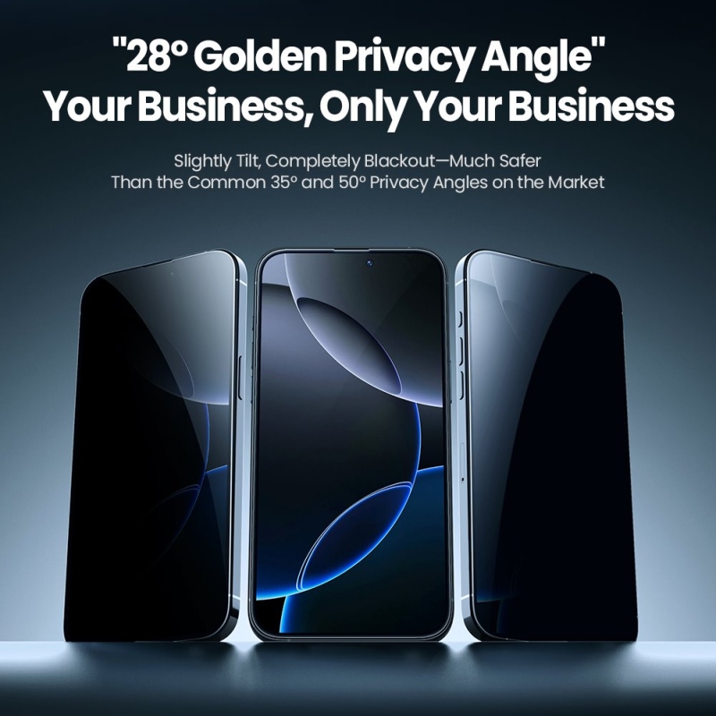 Nillkin Tvrdené sklo 0,25 mm Guardian 2,5D pre Apple iPhone 16 Pro Max Black (s aplikátorom)