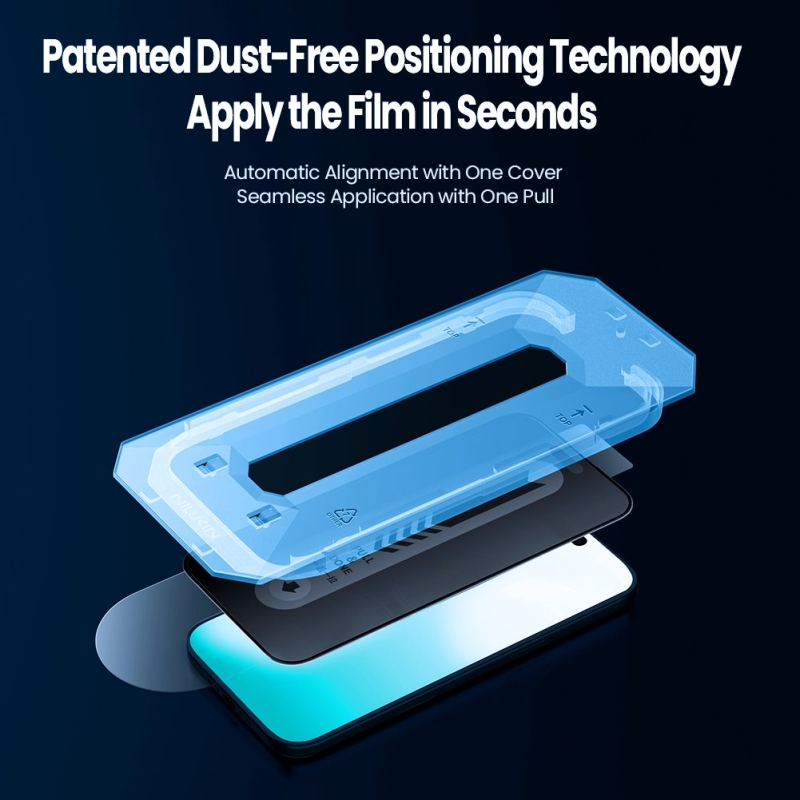 Nillkin Tvrdené sklo 0,25 mm Guardian 2,5D pre Apple iPhone Air Black (s aplikátorom)