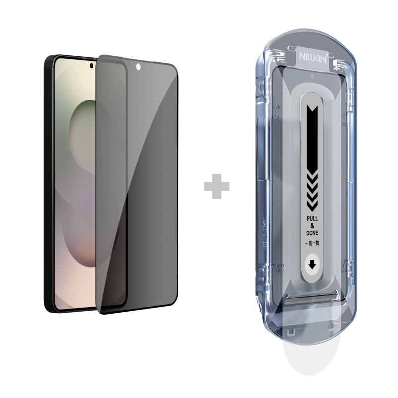Nillkin Tvrdené sklo 0,25 mm Guardian 2,5D pre Samsung Galaxy S26 Black (s aplikátorom)