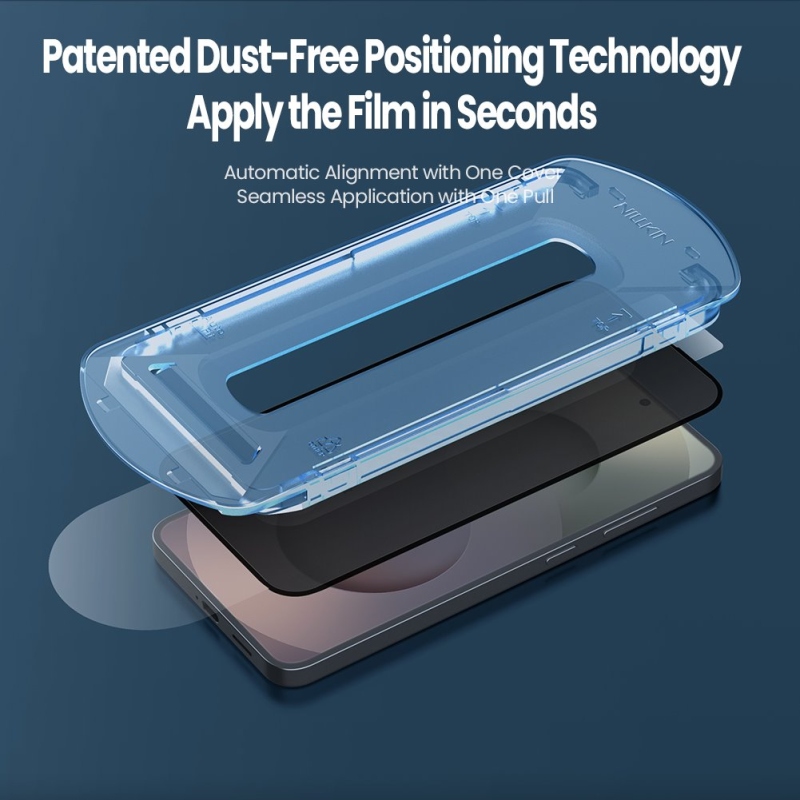 Nillkin Tvrdené sklo 0,25 mm Guardian 2,5D pre Samsung Galaxy S26 Black (s aplikátorom)