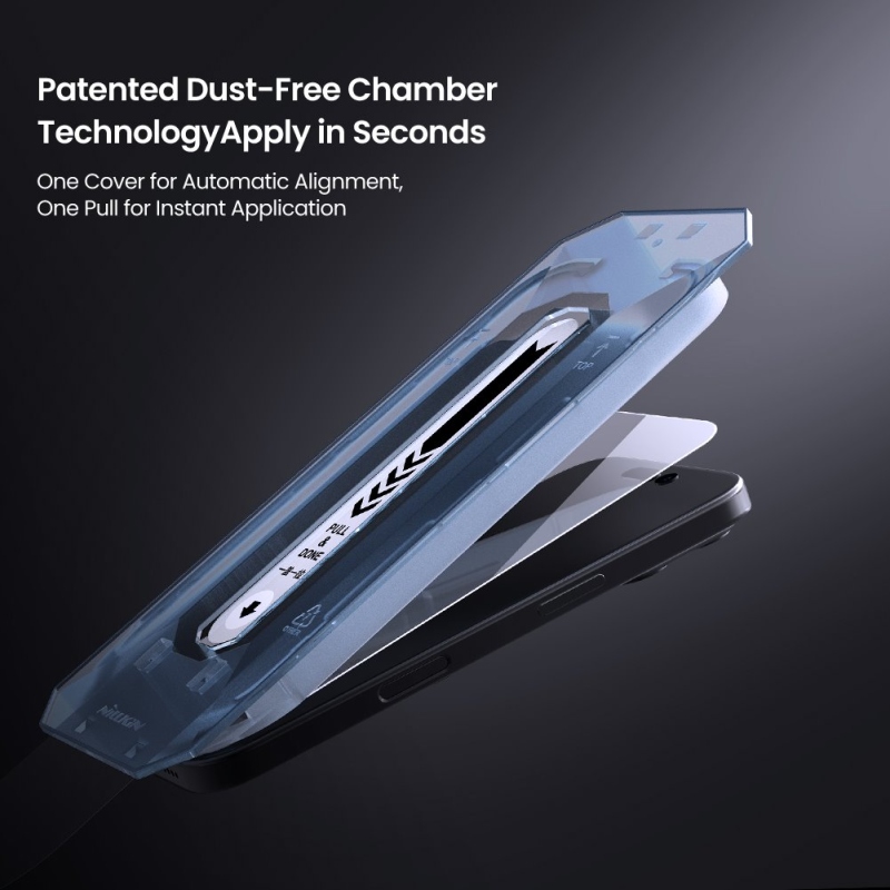 Nillkin Tvrdené sklo 0,2 mm H+ PRO 2,5D pre Apple iPhone 16 (s aplikátorom)