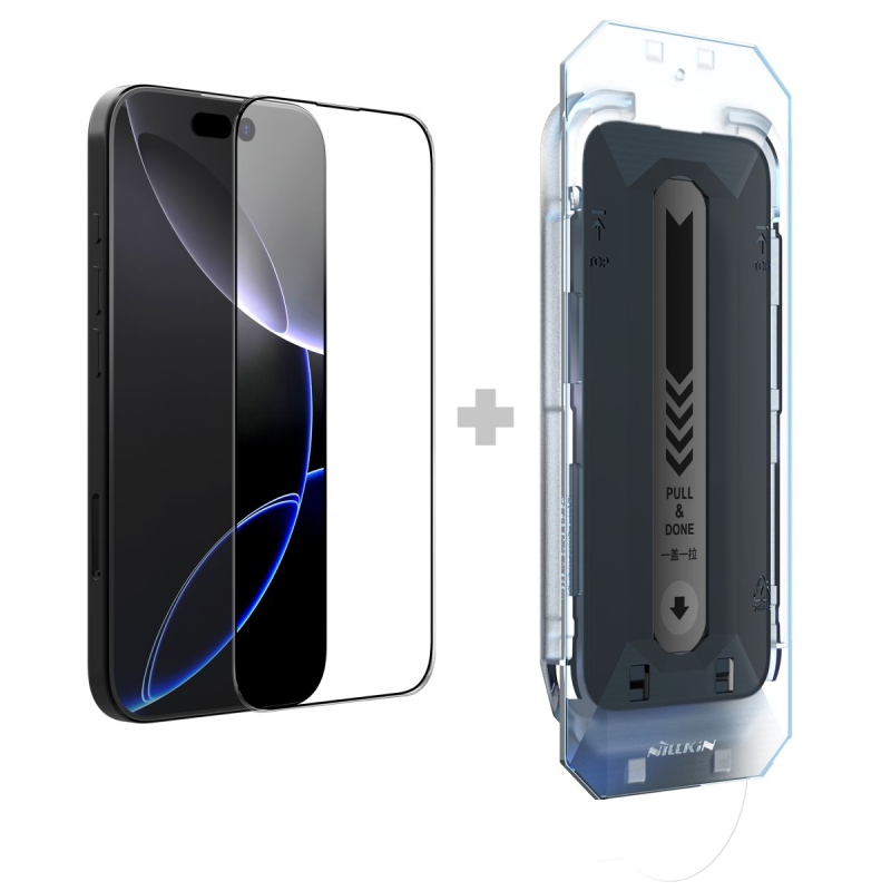 Nillkin Tvrdené Sklo 2.5D CP+ PRO Black pre Apple iPhone 16 Pro Max (s aplikátorom)