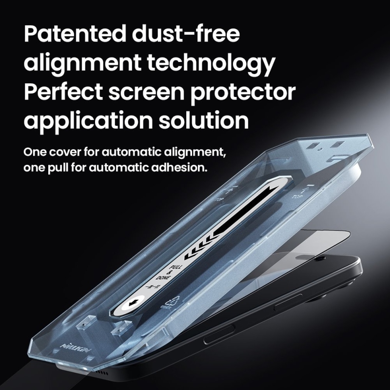 Nillkin Tvrdené Sklo 2.5D CP+ PRO Black pre Apple iPhone 16 Pro Max (s aplikátorom)