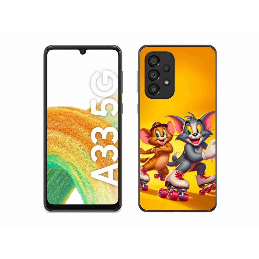 Gélový kryt mmCase na Samsung Galaxy A33 5G - tom a jerry